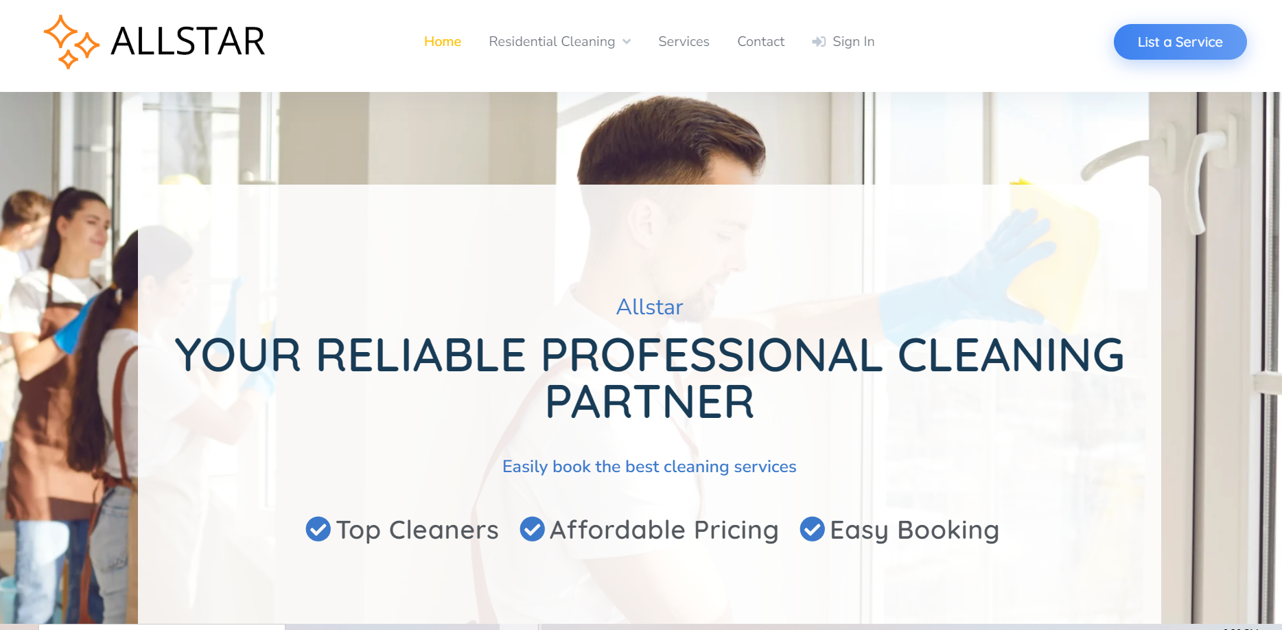 SaaS Landing screenshot