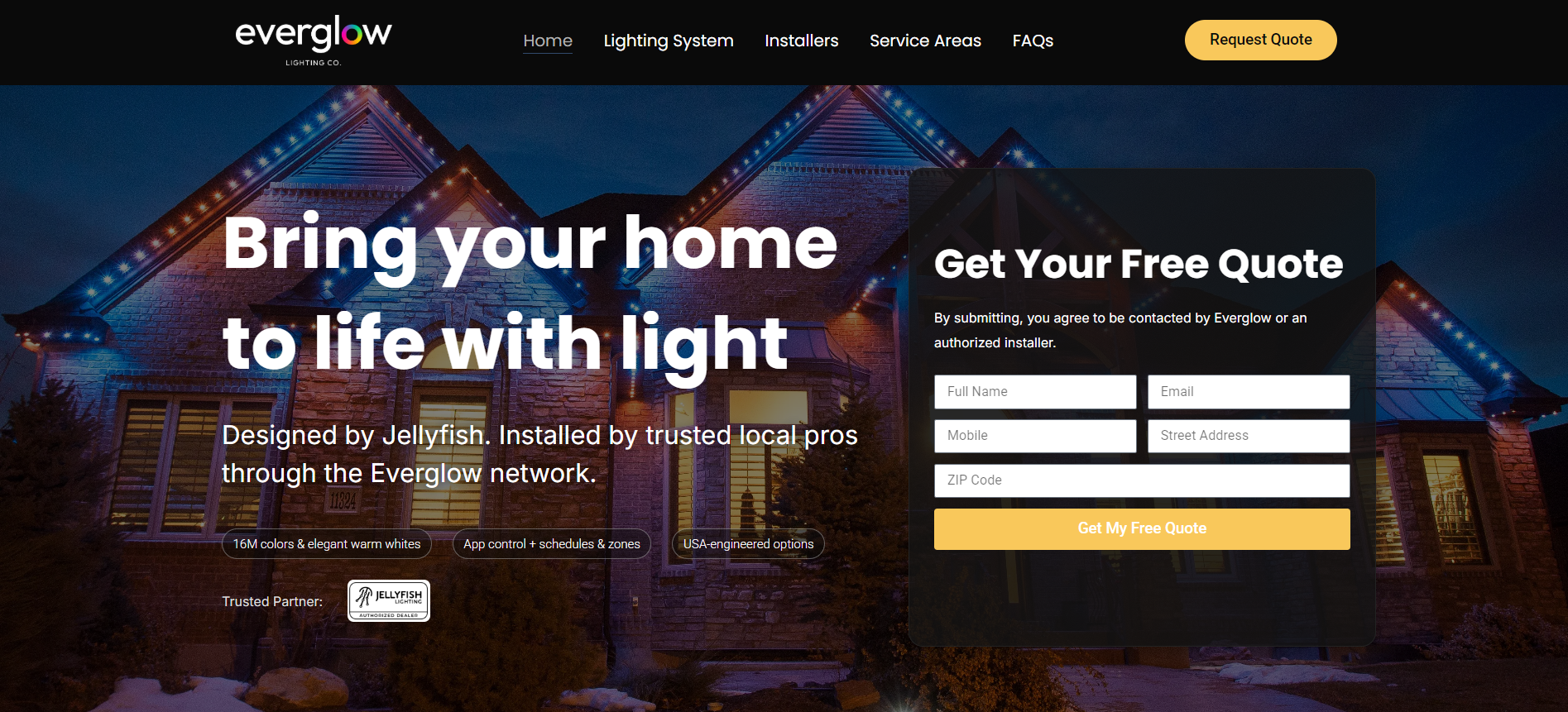 SaaS Landing screenshot
