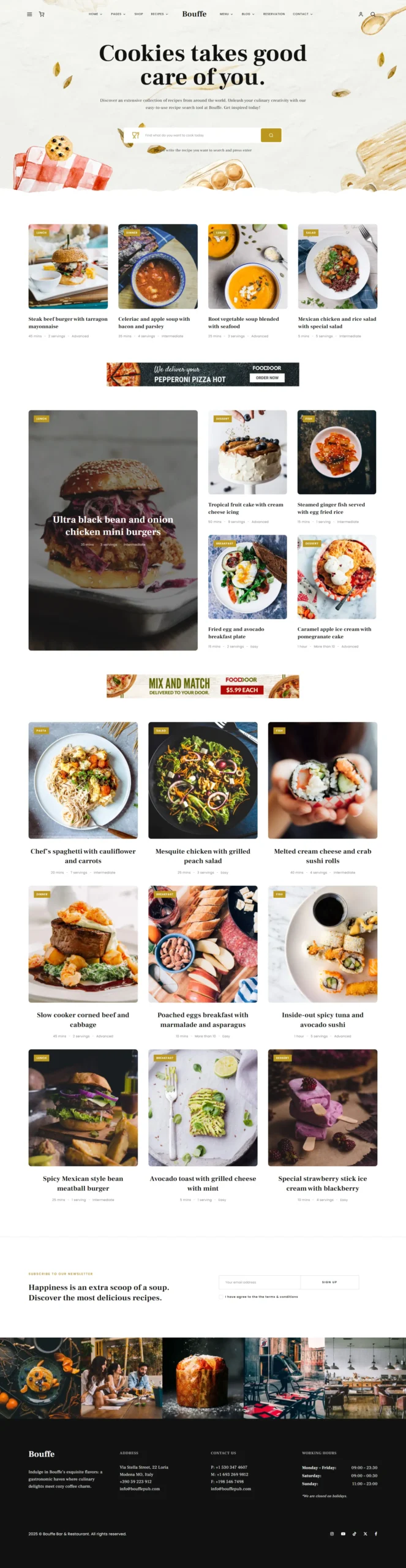Restaurant Website Preview
