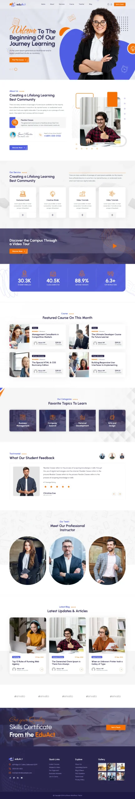 Education / Course Website