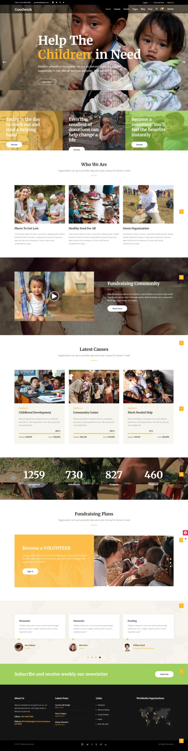 Non-profit NGO Website